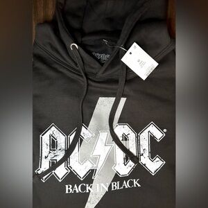 AC/DC Black Hoodie gender fluid fit size M | Imported